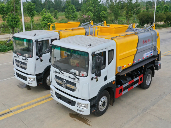 國六東風(fēng)D9 9.5方餐廚垃圾車(chē)