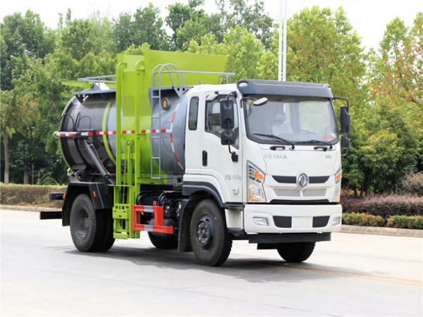 專(zhuān)底 9.5方 餐廚垃圾車(chē)(圓罐)
