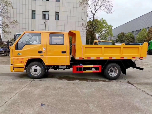 國六江鈴自卸式垃圾車(chē)