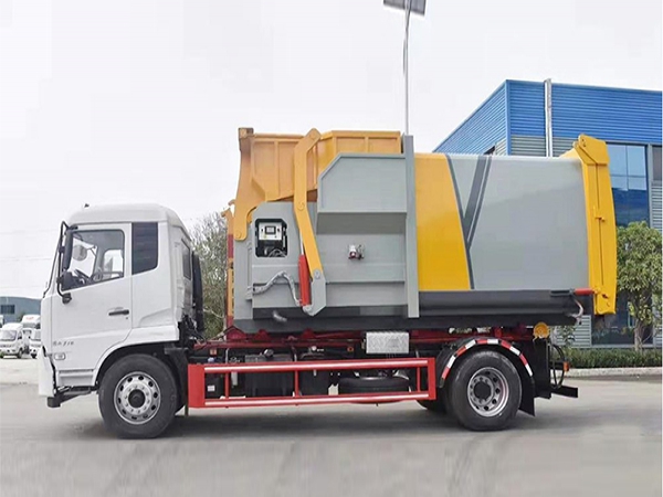 天錦12方勾臂套臂垃圾車(chē)