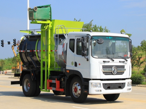 國六D9 9.5方 餐廚垃圾車(chē)圓罐